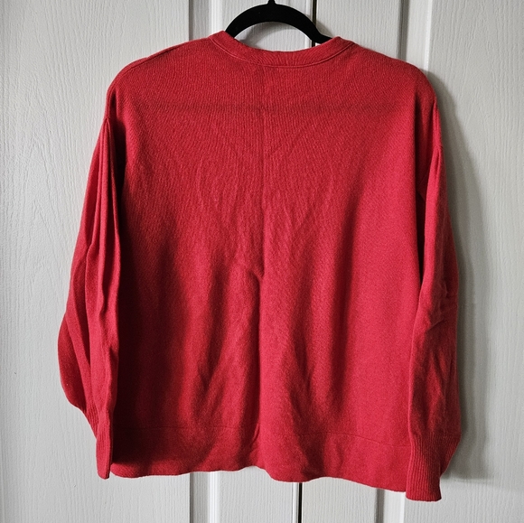 NWT Vince 100% cashmere sweater in Poppy, small - Picture 3 of 7